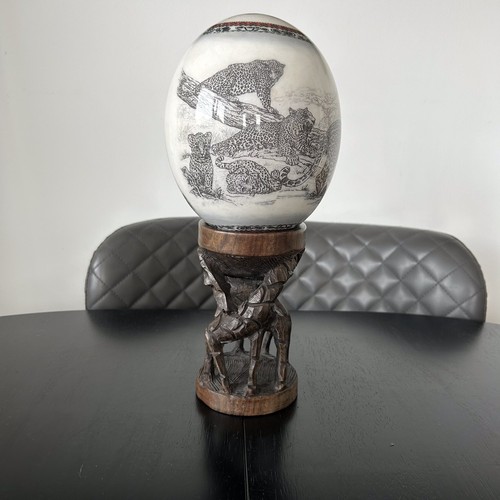 African handmade decoupage - african,