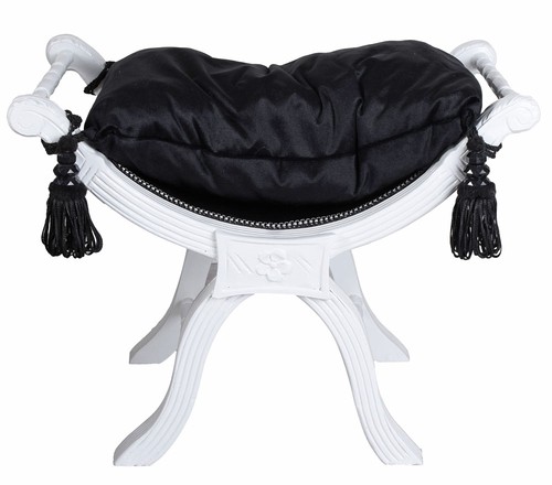 Baroque stool shabby - baroque, chic