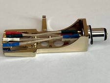 Gold turntable headshell - turntable, +