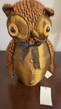 Dora Designs Owl Decor Doorstop Weighted Fabric Stuff Owl, #3