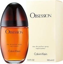 Calvin Klein Obsession Eau De Parfum 100ml Spray EDP RRP £84 - Brand New &Sealed