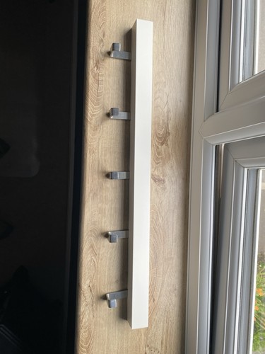 Ikea tjusig white wall hanger - wall,