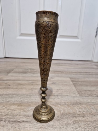 Vintage brass candlestick - vintage,
