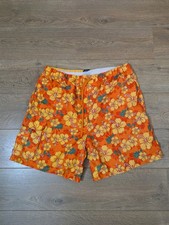 Beverly Hills Polo Club Swimming Shorts Trunks XL Orange Floral