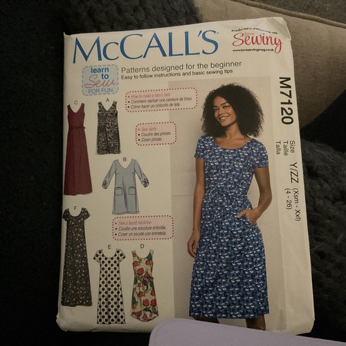 Mccalls sewing pattern m7120 - mccalls,