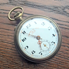 Chemin De Fer JCB Railroad Roskopf Patent Pocket Watch (CY31)