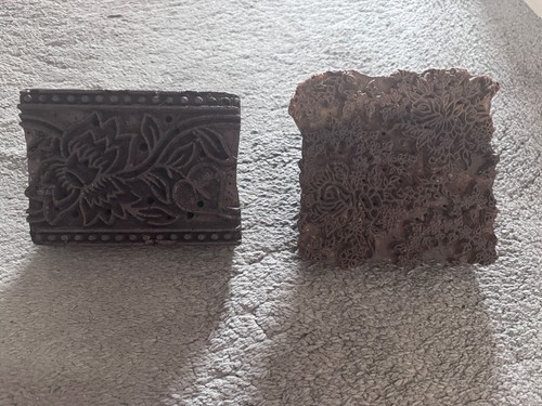 Vintage hand carved indian - hand-carved,