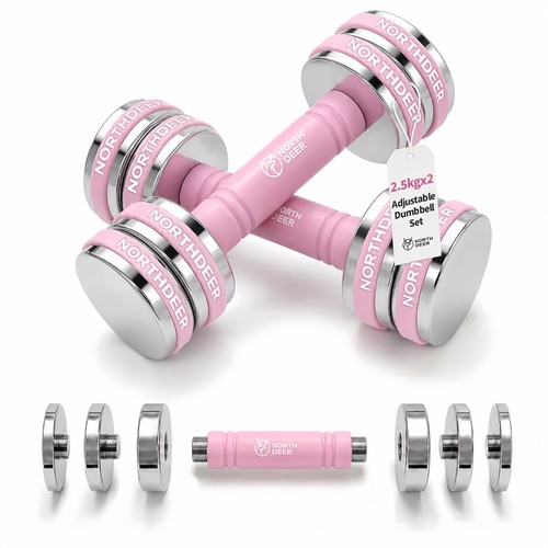 Dumbbells set adjustable - dumbbells,