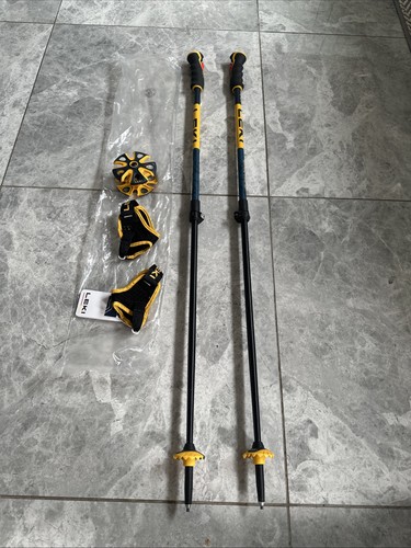 Leki adjustable ski poles - ski,