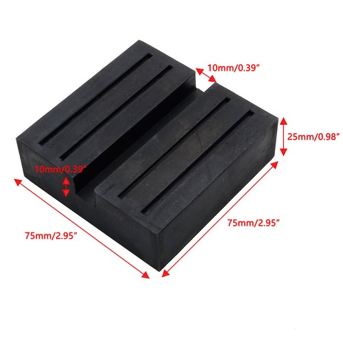 75x75x25mm universal rubber - 2x,