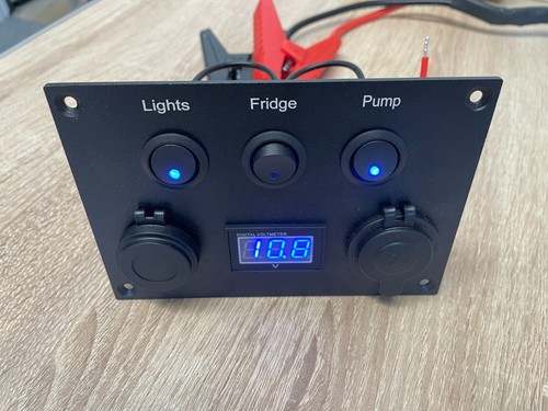 Campervan 12v control panel - campervan,
