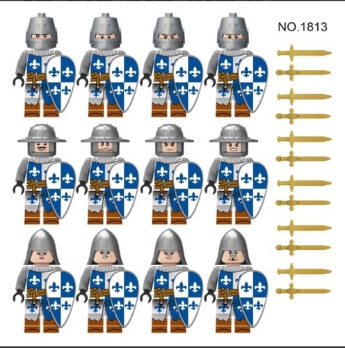 Set medieval knights - 12:,