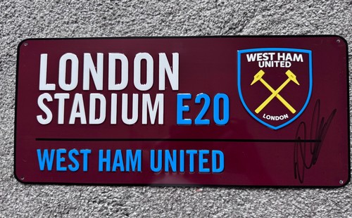 Declan rice signed metal west - declan,