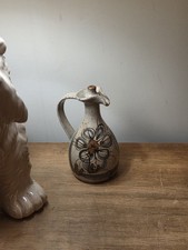 A Vintage Floral Stoneware Oil