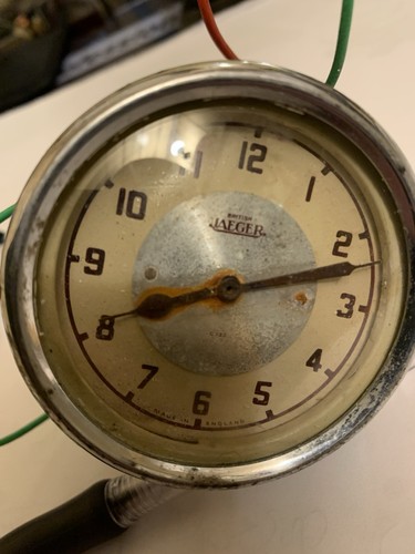 Vintage jaeger car clock - jaeger,