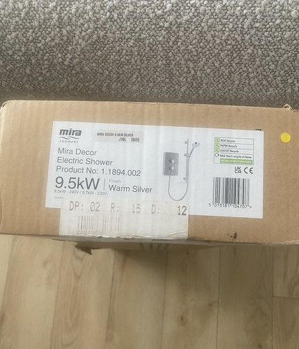 Mira décor electric shower - electric,