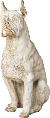 Boxer dog statue sculpture - boxer,