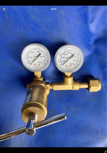 Dual gauge nitrogen regulator - gauge,