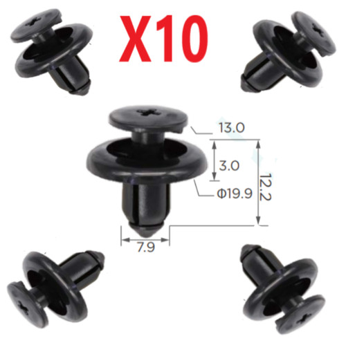 10x front wheel arch lining - lining, &