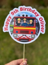 Personalise Name & Age Fireman