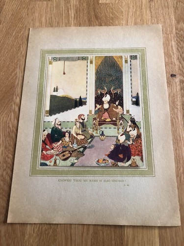 1915 edmund dulac colour print