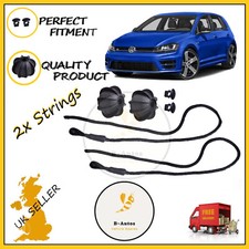 2x Rear Parcel Shelf String Cord Tonneau Cover Straps Cord for VW Golf R MK7