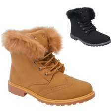 Womens Winter Faux Fur Warm
