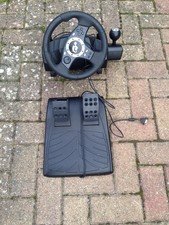 Logitech Driving Force Pro steering wheel & pedals for PS2 PS3 (please read)