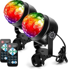 Disco Lights Disco Ball Party Lights Remote Control Sound Activated 3W Strobe Pa