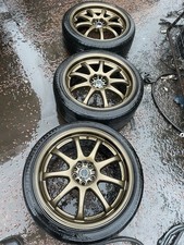 WORK DR9 18” ALLOY WHEELS X3