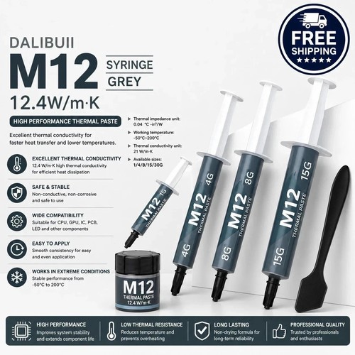 Thermal paste - 12.4w/mk,