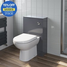 500mm Bathroom Toilet Back To