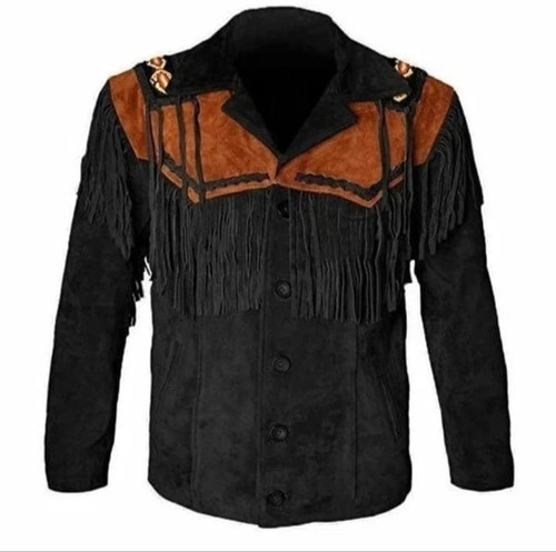 Men western suede leather - suede,