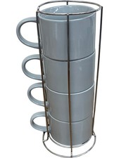 Shades Stoneware Stacking Mugs