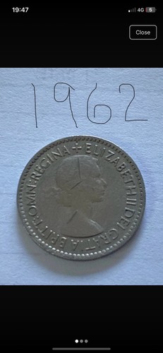 1962 sixpence - 1962,
