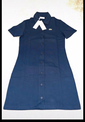 Lacoste women navy piqué - lacoste,