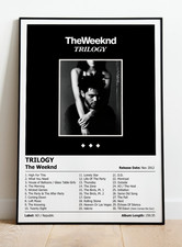 THE WEEKND - Trilogy | Music Album Cover Print Poster | A4, A3, A2 & A1