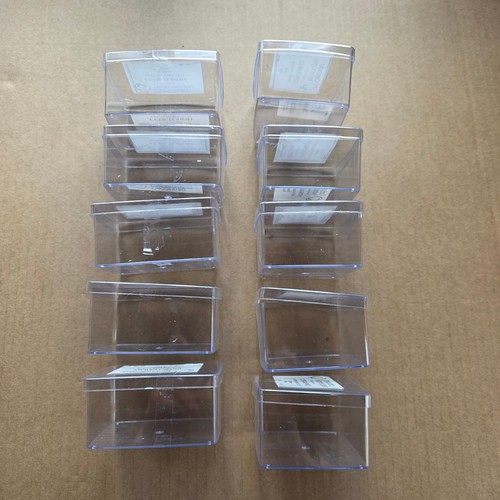 Small clear plastic storage - 10,