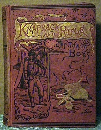 Knapsack and rifle - knapsack, in