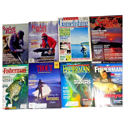 Fishing magazines rod reel - magazines, 8