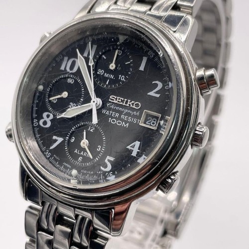 Seiko chronograph watch - chronograph, watch,