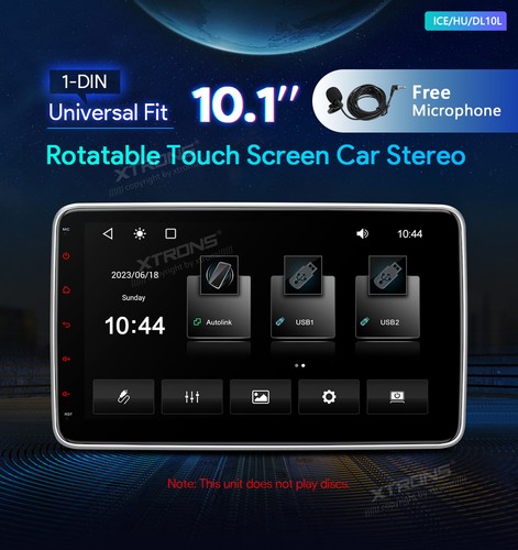Xtrons din linux - 1-din, 10.1"