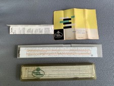X2 Faber Castell VTG Pickett Microline 152/82 and 111/54 Slide Rule Made Germany