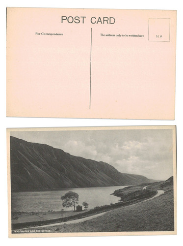 Vintage postcard wastwater - -,