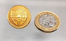 Vintage Gilt Metal -Cambridge University Blazer Button- London Badge & Button Co