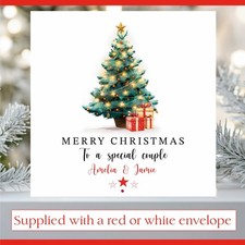Personalised Christmas Card Mum & Dad, Grandma & Grandad, A Special Couple, Xmas