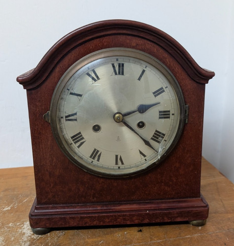 Antique edwardian mantel clock - antique,
