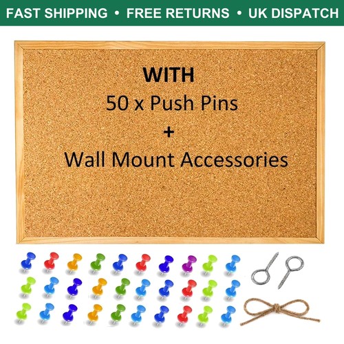 Cork pin board - cork, large