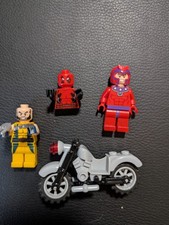LEGO Marvel 6866 Wolverine's Chopper Minifigures - Bad Condition See Pics