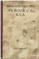 BSA 1.74/2.49/3.49/4.93/5.57/7.70/9.86hp B E G H S 3-Wheeler 1935 REPAIR MANUAL